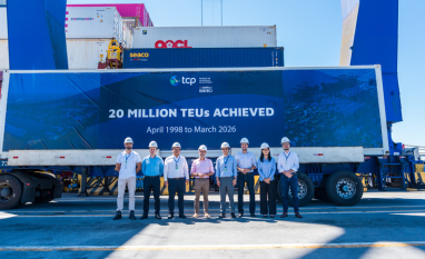 TCP e Portos do Paraná celebram marca de 20 milhões de TEUs