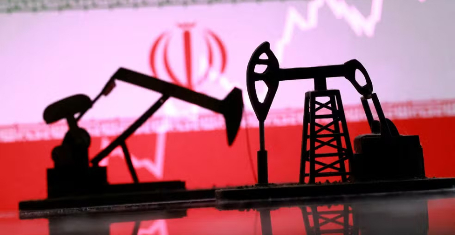 Bombas de extração de petróleo, Irã, Oriente Médio — Foto: Reuters