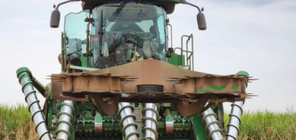 Mudança cultural define desempenho da colhedora de duas linhas na Tereos