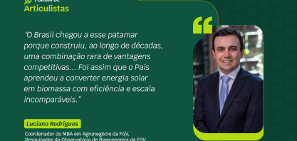 Bioenergia sustenta 60% das renováveis no Brasil e deve encarar desafios à altura