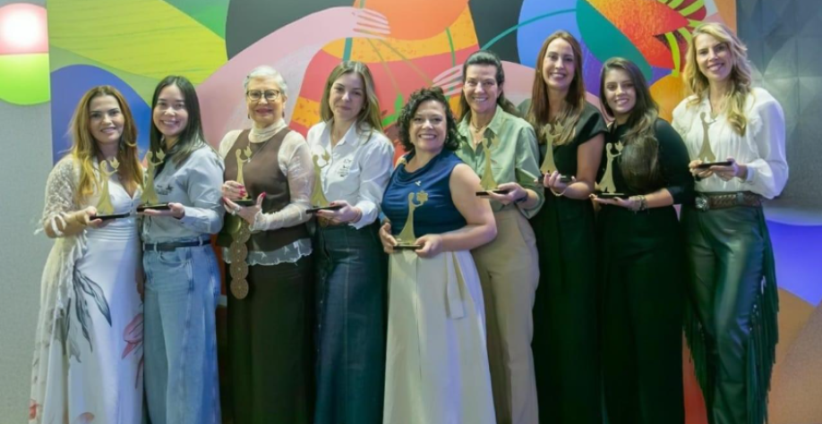 Legenda: As vencedoras do Prêmio Mulheres do Agro de 2025 representaram as regiões Norte, Nordeste, Sudeste e Sul. Crédito: divulgação - Bayer