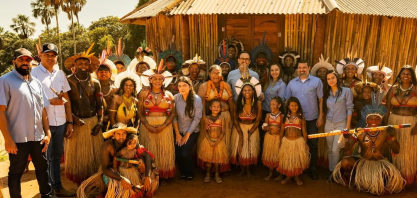 WD Agroindustrial participa de intercâmbio com povos indígenas em Presidente Olegário