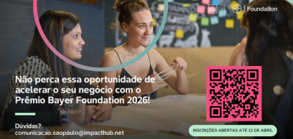 Inscrições gratuitas do Prêmio Bayer para Mulheres Empreendedoras encerram dia 13 