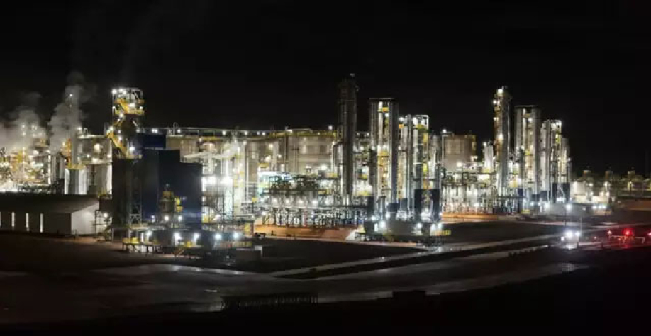 Usina de produção de etanol de milho em Sidrolândia (Foto: Inpasa/Divulgação)