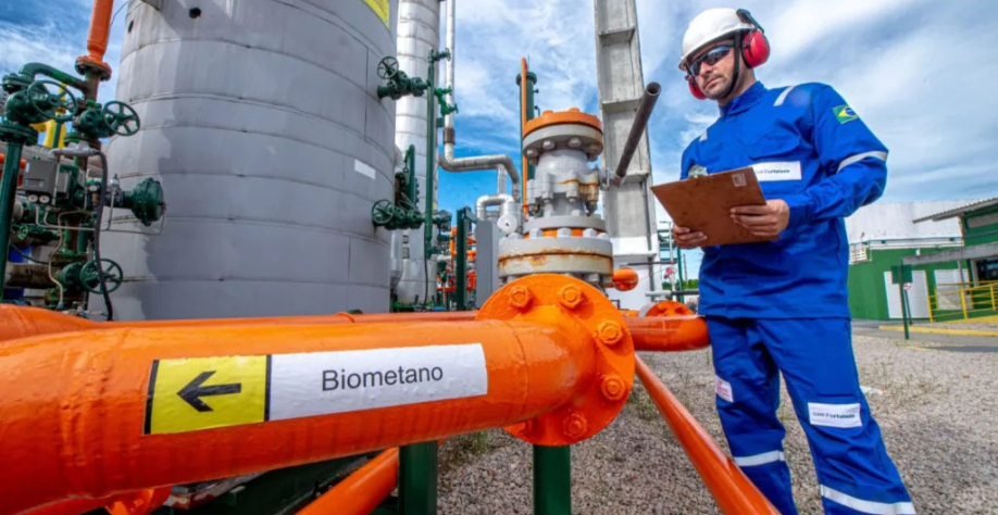 Planta da GNR Fortaleza, usina de biometano a partir do aterro de Caucaia (CE), parceria entre Ecometano (MDC) e Marquise Ambiental (Foto Barbosa Neto/Divulgação)