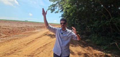 Aceiro com 10 m de largura na Beggio Lorenzo Agropecuária contribui para não disseminar incêndios