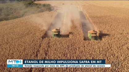 Etanol de milho impulsiona safra em MT