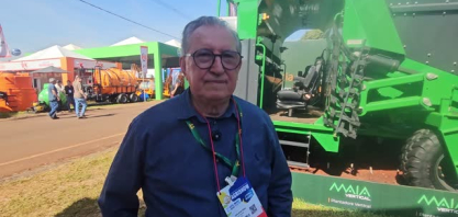Edilson Maia destaca o plantio vertical de cana e a Plantadora Maia Vertical