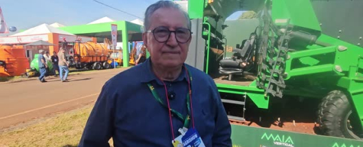 Edilson Maia destaca o plantio vertical de cana e a Plantadora Maia Vertical