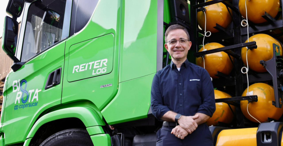 Copersucar já substituiu 15% da frota de caminhões a diesel por veículos a biometano (Foto Hugo Hora/Copersucar)