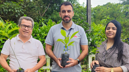 Usina Caeté doa 200 mudas para ações ambientais em São Miguel dos Campos
