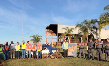 Usina Caeté – Unidade Paulicéia encerra campanha Maio Amarelo com ação de conscientização sobre segurança no trânsito