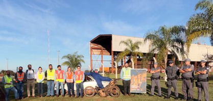 Usina Caeté – Unidade Paulicéia encerra campanha Maio Amarelo com ação de conscientização sobre segurança no trânsito