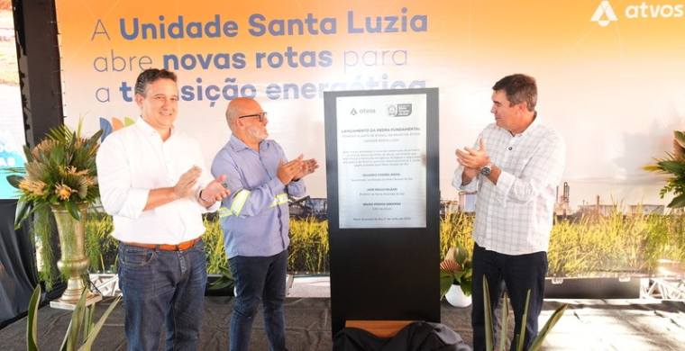 Atvos lan&ccedil;a Pedra Fundamental da primeira planta de etanol de milho e inicia constru&ccedil;&atilde;o de seu primeiro Complexo de Transi&ccedil;&atilde;o Energ&eacute;tica