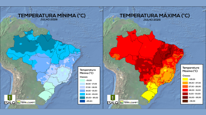 Sistema TEMPOCAMPO divulga boletim de julho