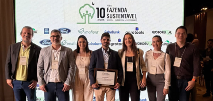 Pelo segundo ano consecutivo, Beggio Lorenzo Agropecuária está entre os seis primeiros colocados do Prêmio Fazenda Sustentável, promovido pelo Globo Rural