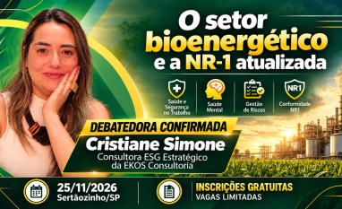 Saúde mental no trabalho: Cristiane de Simone debate os desafios da NR-1 atualizada no setor bioenergético