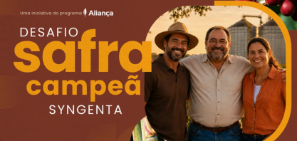 Syngenta lança ‘Desafio Safra Campeã’ para conectar inovação, produtividade e rentabilidade no campo